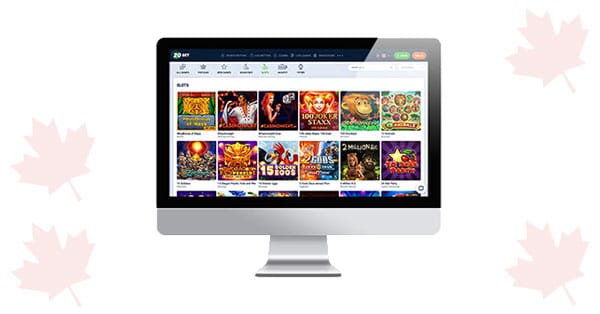 20Bet Casino Desktop Screenshot