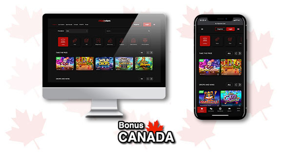 Chipstars Casino desktop and mobile